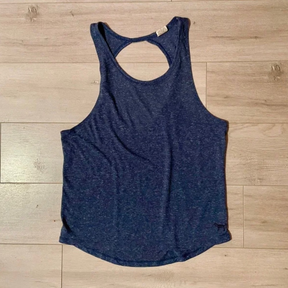 LIKE NEW VS PINK Open Back Tank Top